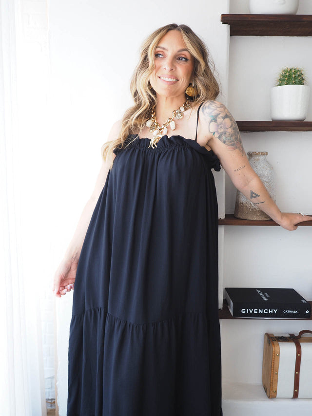 Vestido Midi Alças