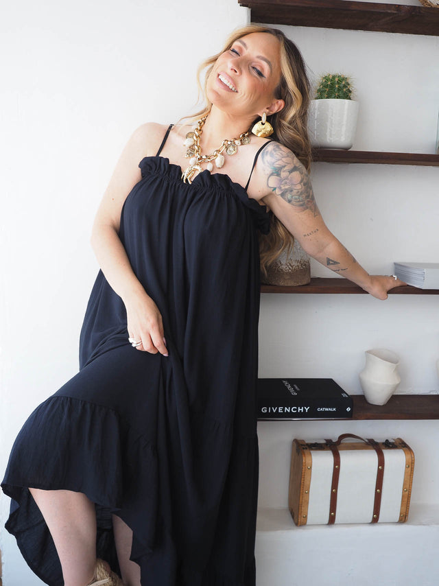 Vestido Midi Alças
