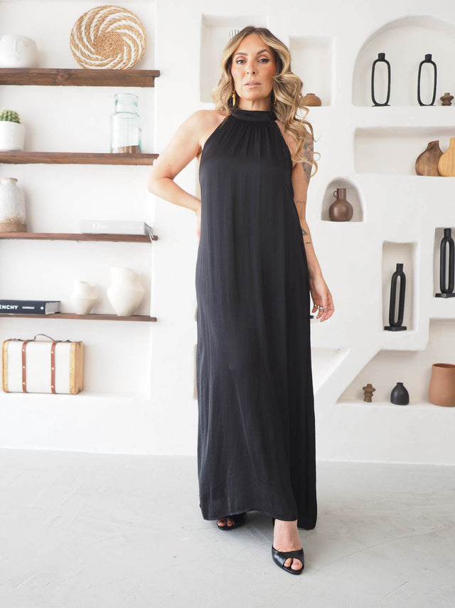 Satin Midi Dress