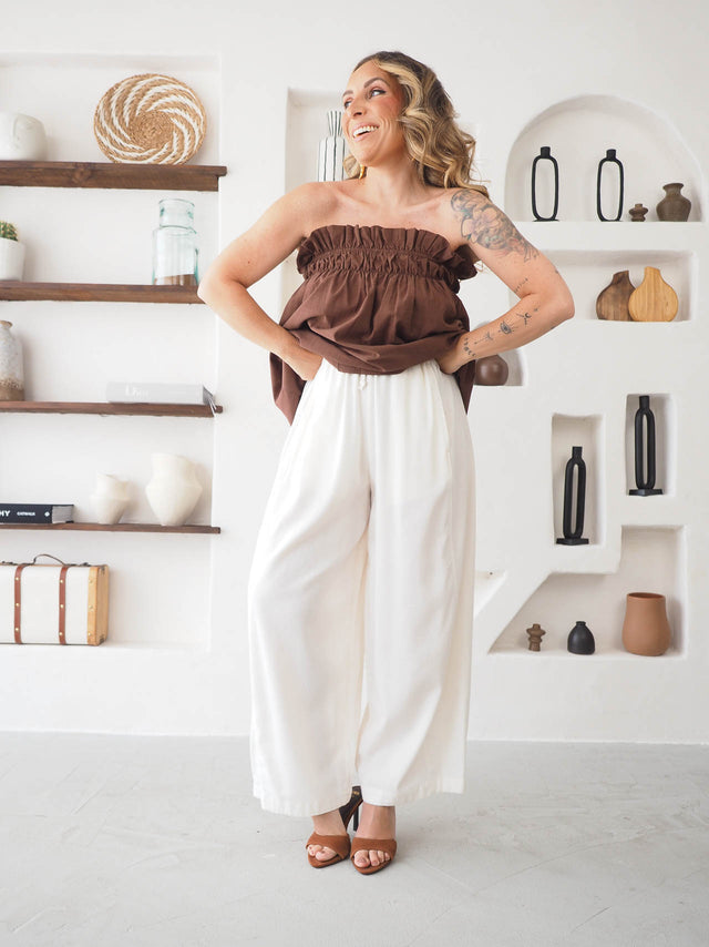 Cotton Balloon Trousers