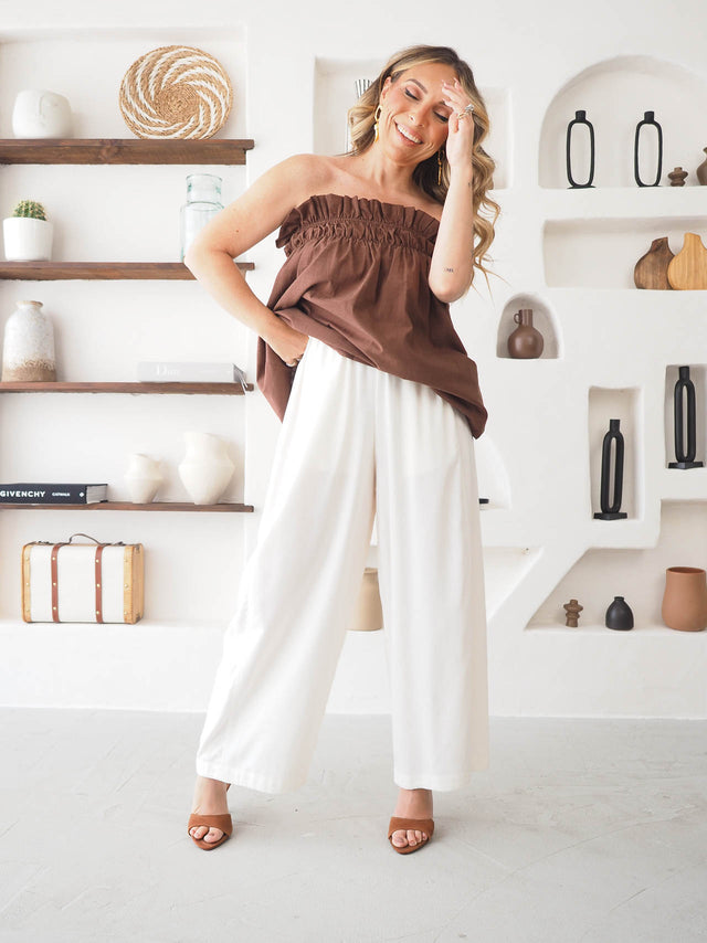 Cotton Balloon Trousers