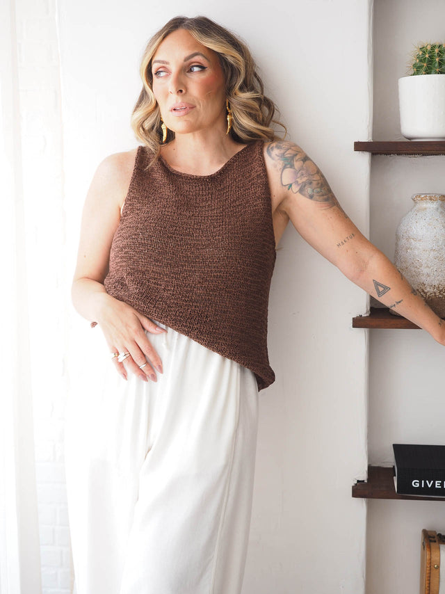 Crochet Knit Top