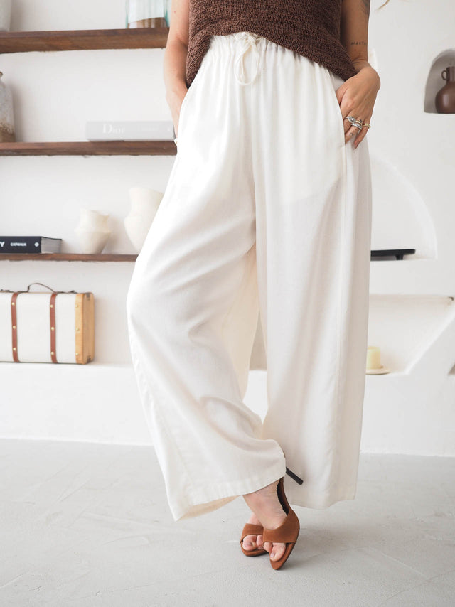 Cotton Balloon Trousers