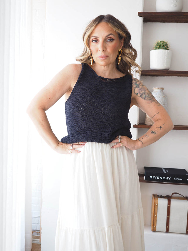 Crochet Knit Top
