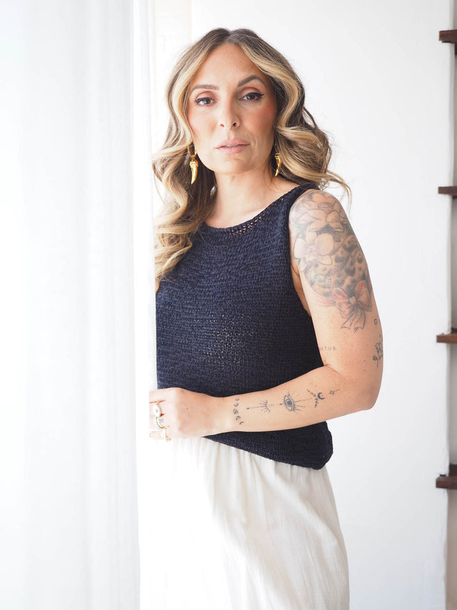 Crochet Knit Top