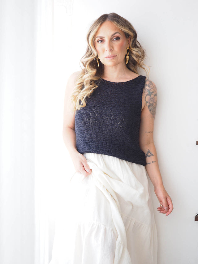 Crochet Knit Top