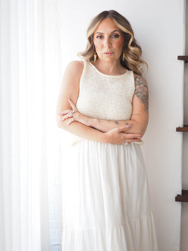 Crochet Knit Top
