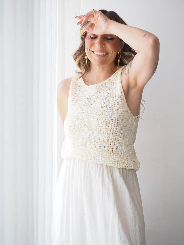 Crochet Knit Top