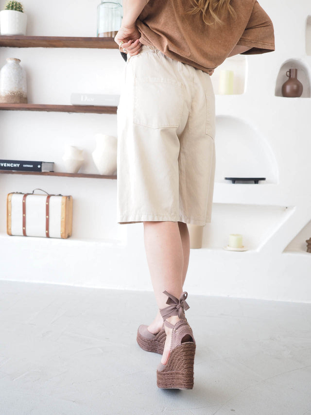 Bermuda Shorts With Belt