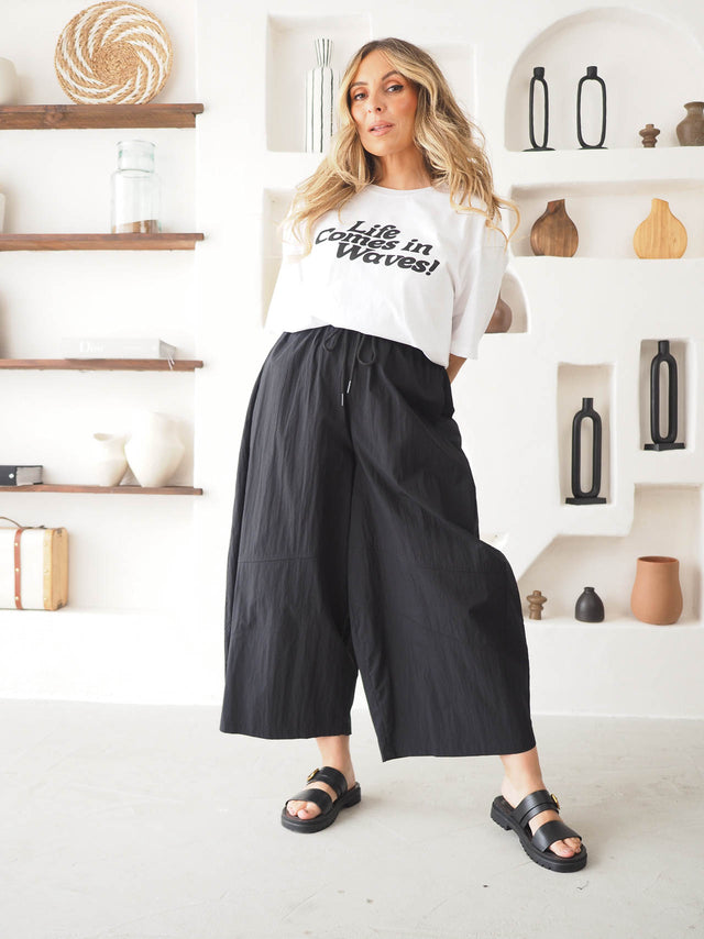 Adjustable Culotte Trousers