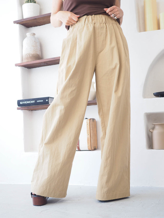 Calças Pantalona Com Pregas