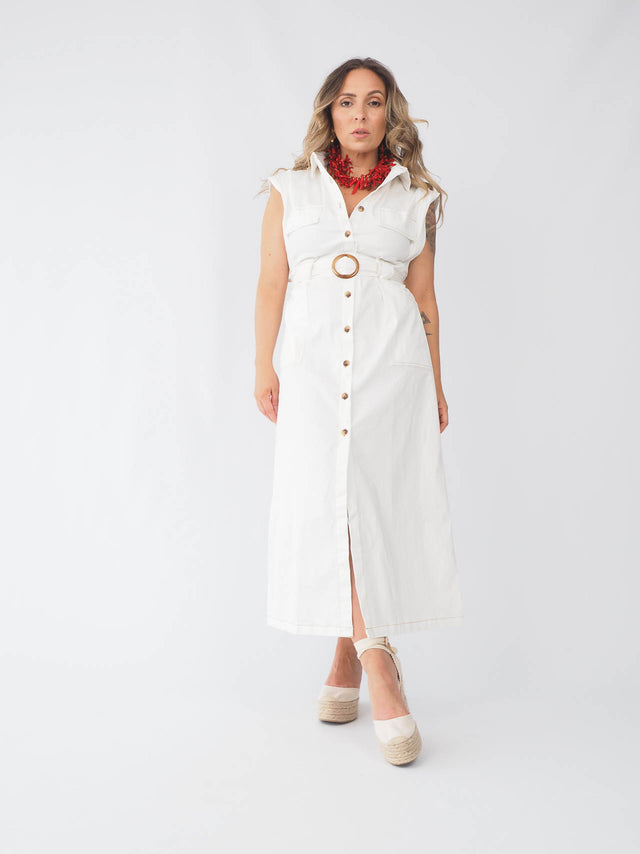 Shirt Dress With Belt