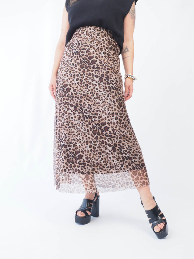 Saia Tule Animal Print