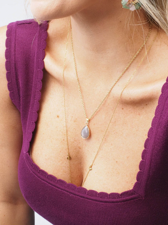 NECKLACE WITH NATURAL STONE