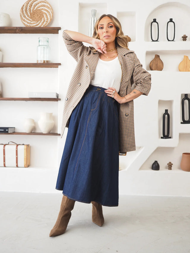 Trench Coat Xadrez