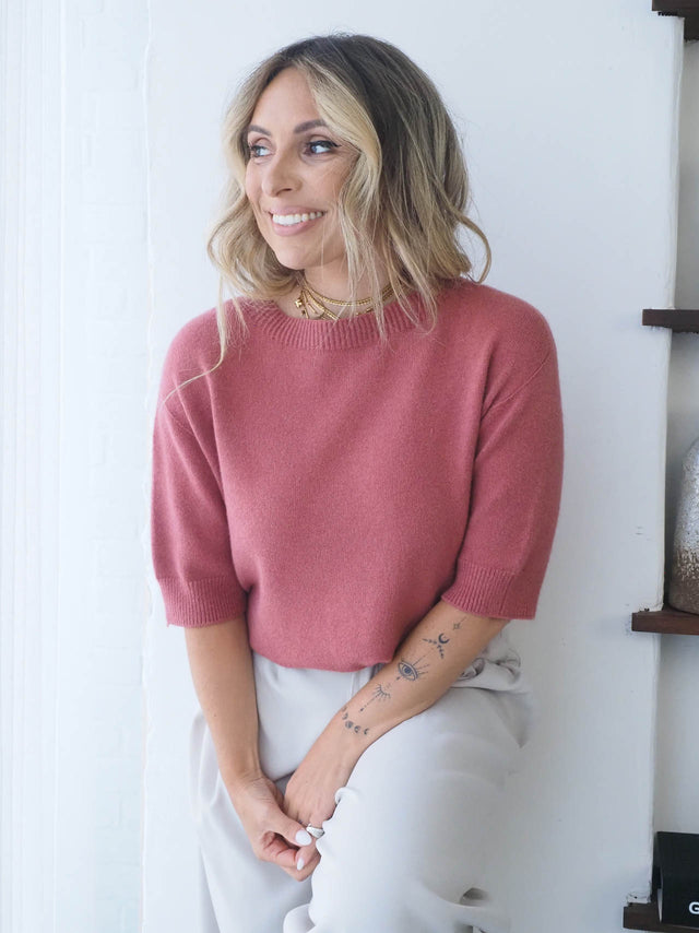 Camisola de Malha Manga Curta
