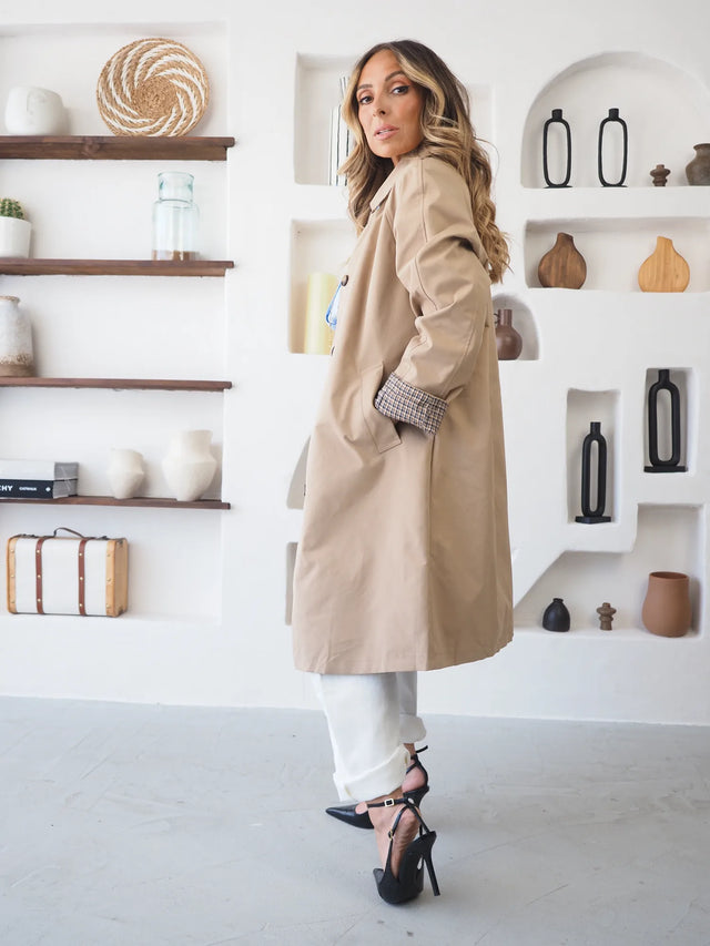 Trench Midi Reversível