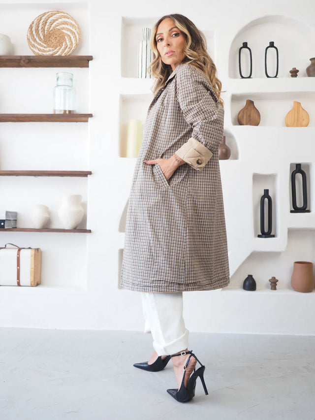 Trench Midi Reversível