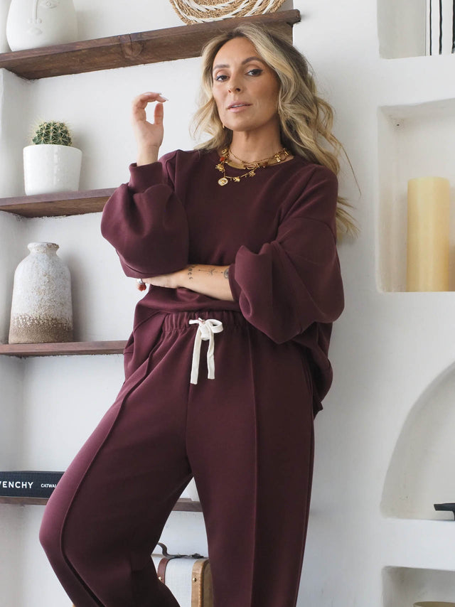 Conjunto Felpa Camisola e Calças
