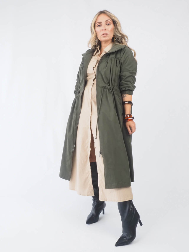 Adjustable Long Parka