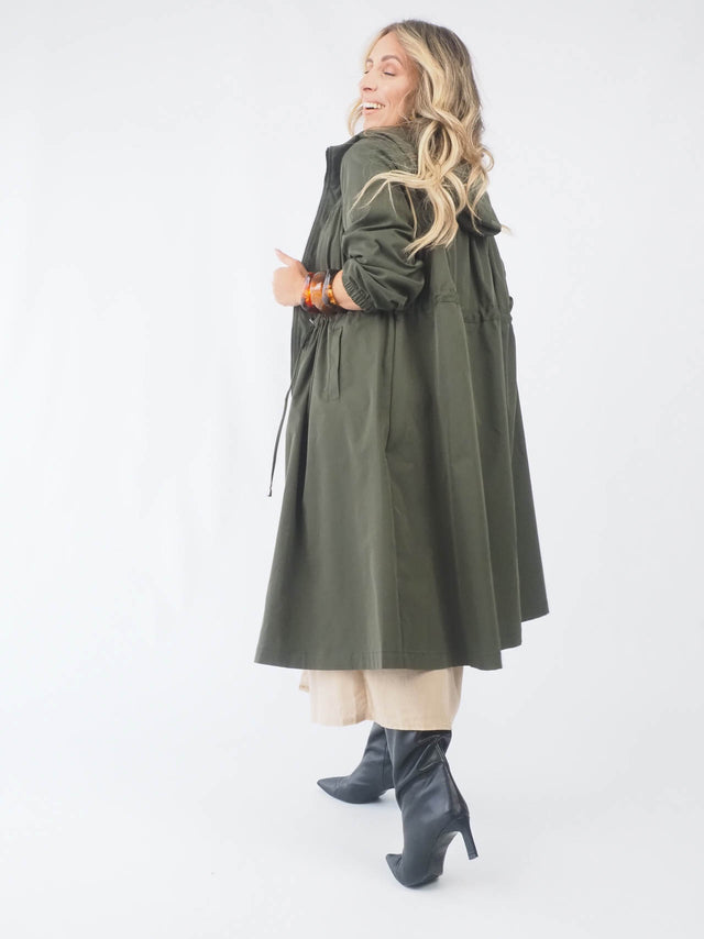 Adjustable Long Parka