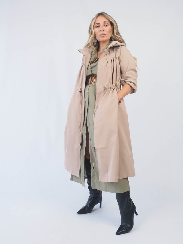 Adjustable Long Parka