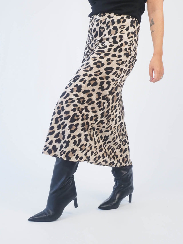 Saia Cetim Animal Print