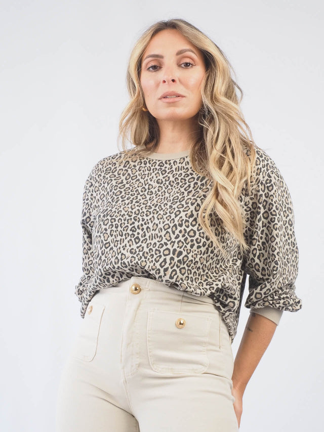 Animal Print Sweatshirt