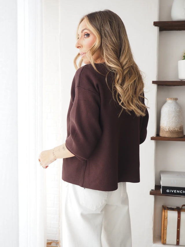 Gilet en maille à boutons