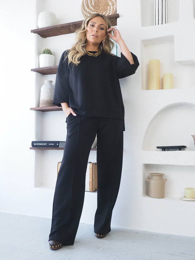 Conjunto Felpa Camisola e Calças
