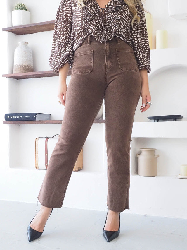 Jeans Cropped Flare