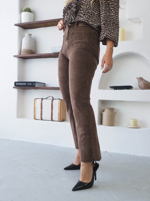 Jeans Cropped Flare
