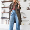 Manteau surdimensionné