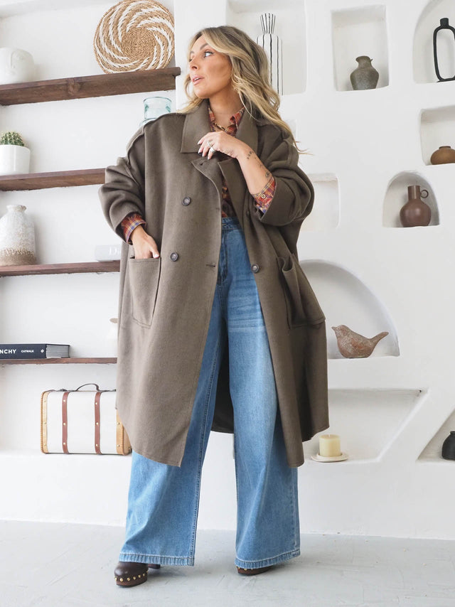 Manteau surdimensionné