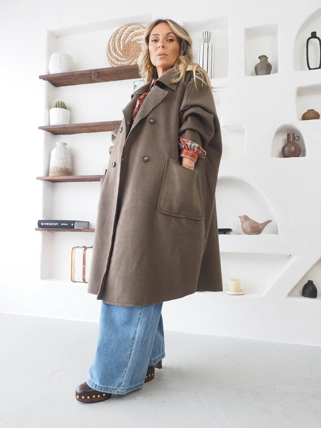 Manteau surdimensionné