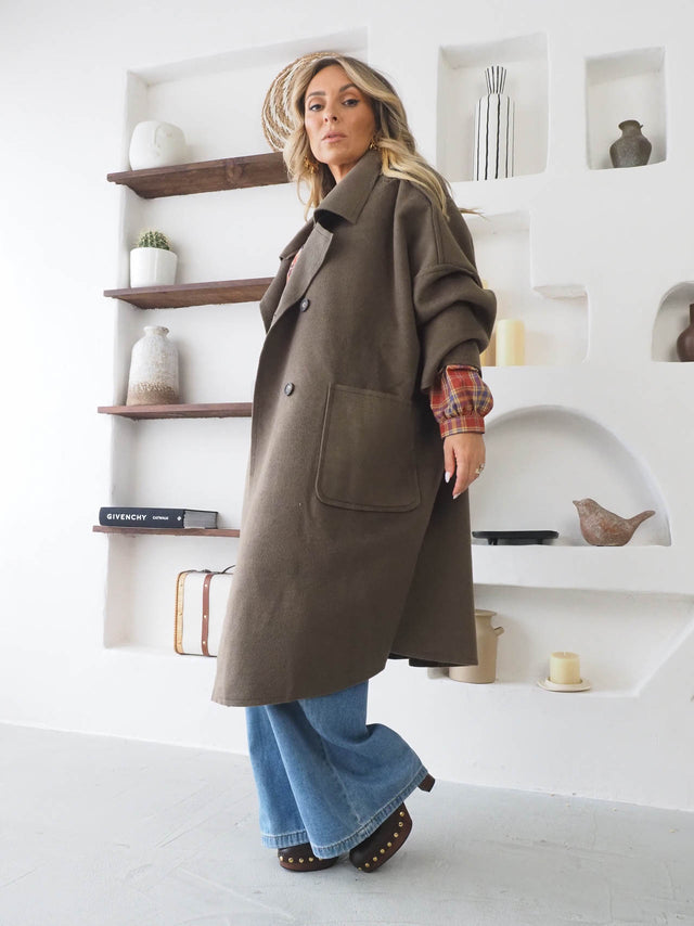 Manteau surdimensionné
