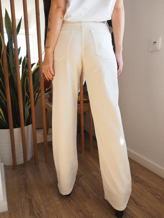 Jeans Wide Leg Cintura Subida