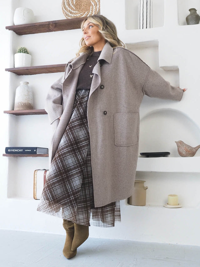 Manteau surdimensionné