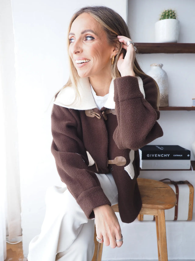 Coat With Toggle Fastening