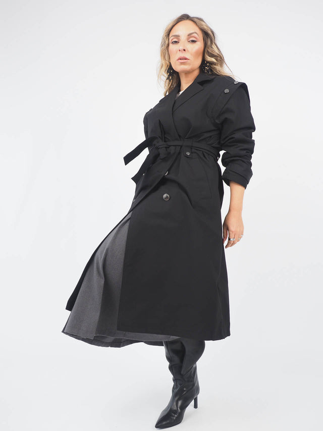 Trench Coat With Buttons