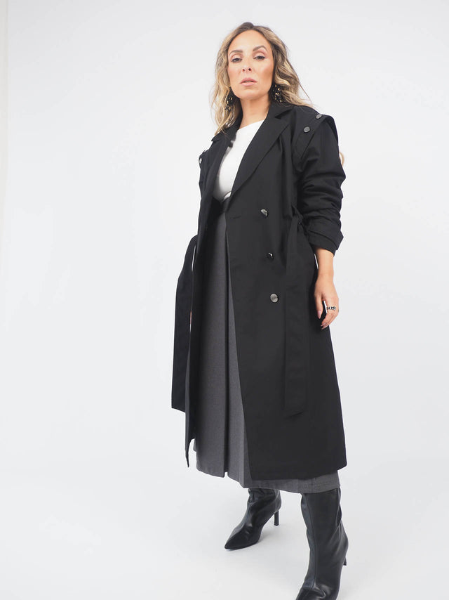 Trench-Coat Avec Boutons