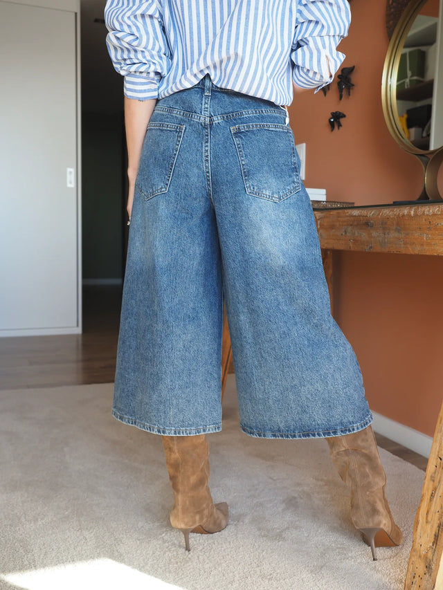 Denim Bermuda Shorts
