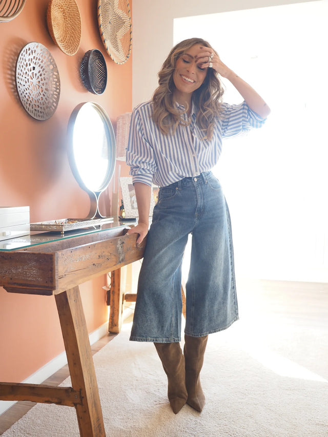 Denim Bermuda Shorts