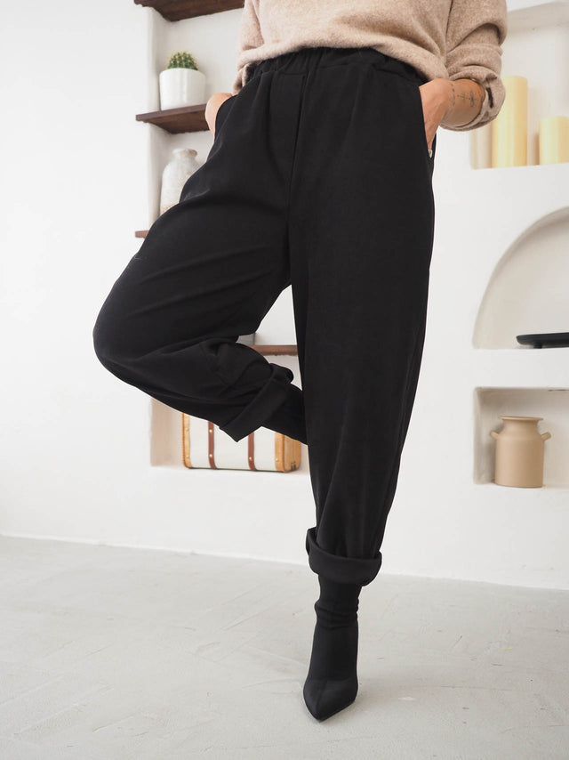 PaperBag High-Waisted Pants