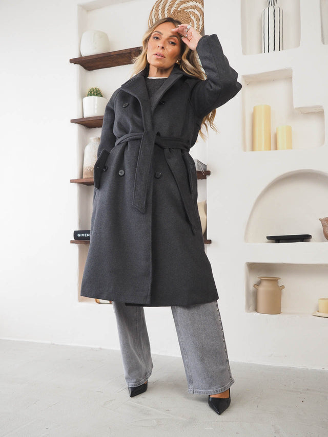 Overcoat with Belt