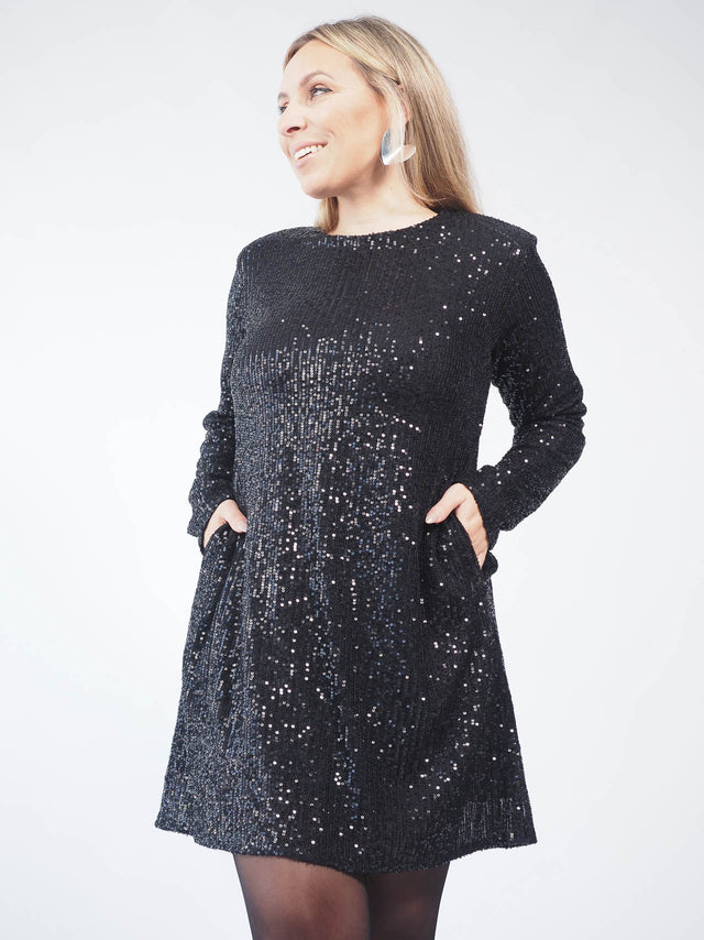 DRESS WITH SEQUINS