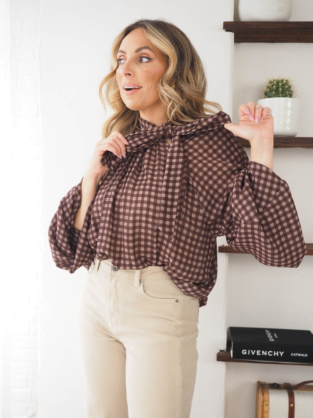 Checkered Blouse