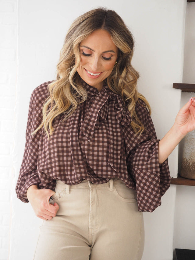 Checkered Blouse