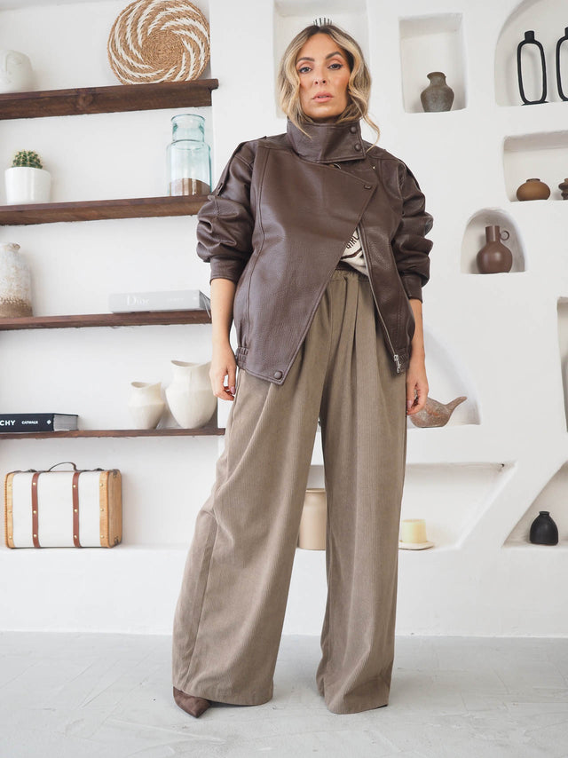 Blusão Efeito de Pele