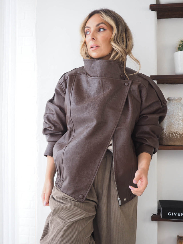 Blusão Efeito de Pele